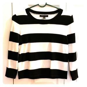 NWOT Banana Republic Black & White Striped Sweater
